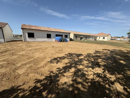 Remise en place des terres après chantier de construction à Gaillac, Albi, Martins Terrassement