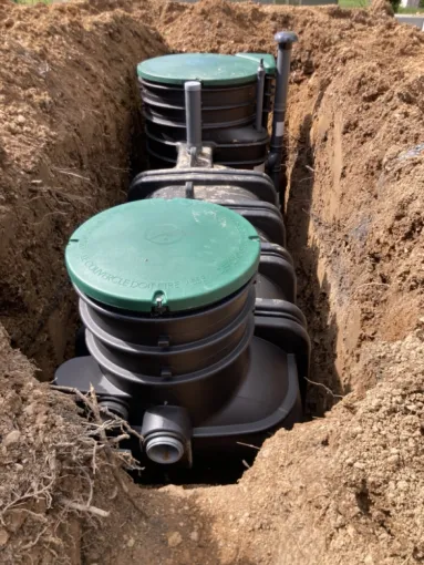 Assainissement individuel à Arthès : pose d’une filière compacte pour une maison non raccordée, Albi, Martins Terrassement