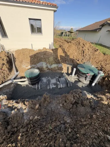 Assainissement individuel à Gaillac : mise aux normes et installation complète, Albi, Martins Terrassement
